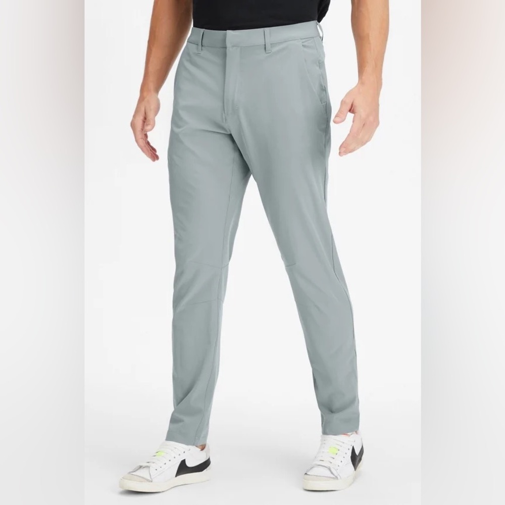 2 pairs: Fabletics Men's Don pants 36x32. 1 gray & 1 black